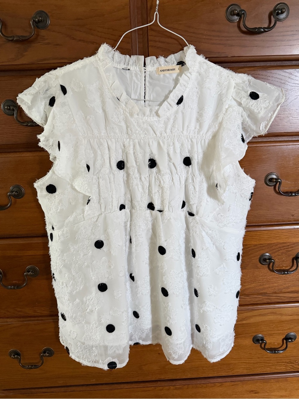Polka dot top